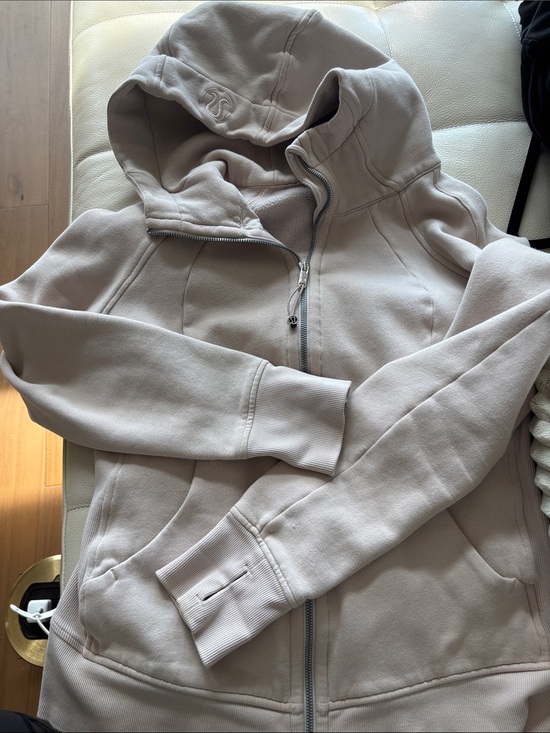 lululemon athletica Tops - lululemon athletica Hooded Full-Zip Jacket in Light Taupe nude. 8